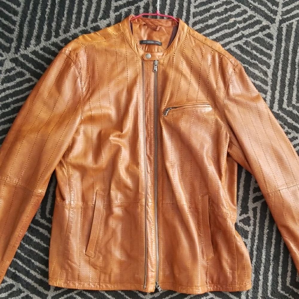 John Varvatos Men's Leather Jacket